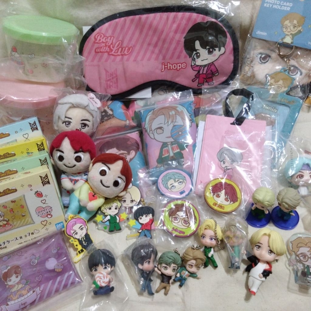 BTS防彈少年團 TinyTAN 系列周邊出清 一番賞 食玩 坐姿公仔 吊飾 娃娃