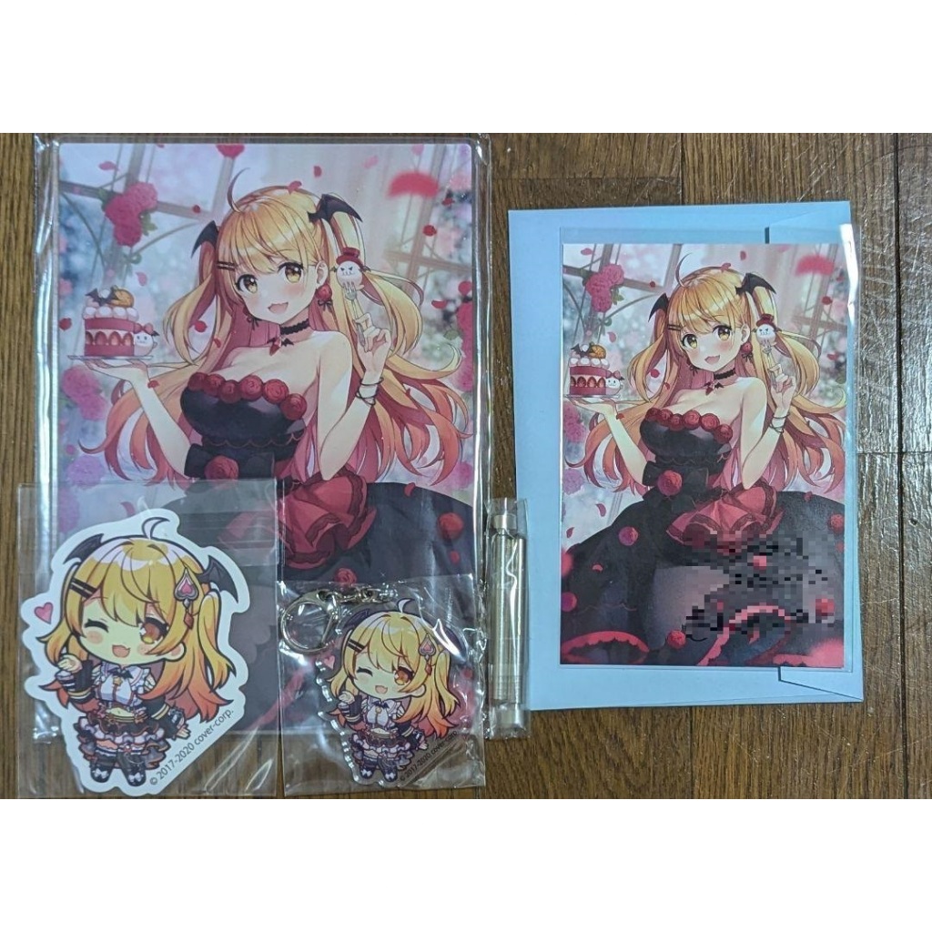 (特價)代購 Hololive 夜空梅露 誕生日2020 親簽套組 親筆 直筆 明信片 夜空メル PON 巨乳 吸血鬼
