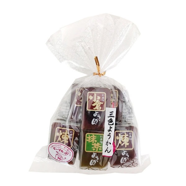 日本 杉本屋 三色羊羹 9入/360g 綜合口味 小羊羹 日本零食 進口 長輩最愛 日式點心