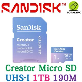 SanDisk CREATOR MicroSD UHS-I 1T 1TB microsdxc A2 U3 記憶卡