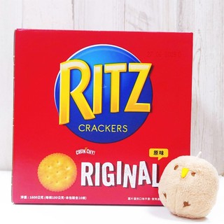 COSTCO 好市多 RITZ 麗滋 小圓餅乾 100公克 16入 小圓餅 鹹餅乾 薄片餅乾 薄片 派對點心 金黃 餅乾