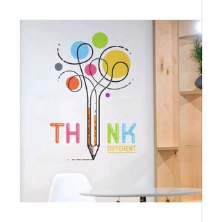 （現貨！隔日到貨免運）Think different 壁貼