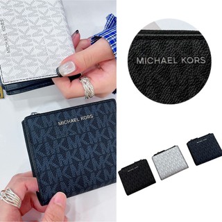 交換禮物 聖誕禮物 拉鍊零錢袋MK 短夾 滿版logo 防刮 Michael kors錢包 皮夾 可加購禮盒#1566
