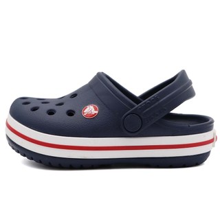 Crocs crocband clog T卡駱馳 洞洞鞋 防水 中童 經典藍紅 S1479 (207005-485)