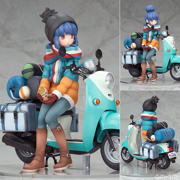 宏敢市集 日版 ALTER 搖曳露營Δ 志摩凜 with 機車 1/10 PVC 完成品