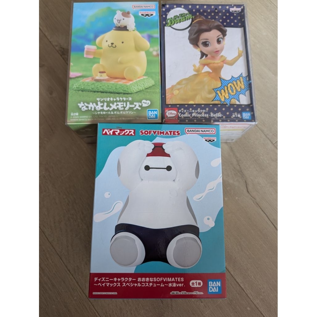 日版景品 Qposket 三麗鷗 布丁狗 美女與野獸 大英雄天團 杯麵 藍色監獄 美少女戰士 東京復仇者 鏈鋸人  公仔