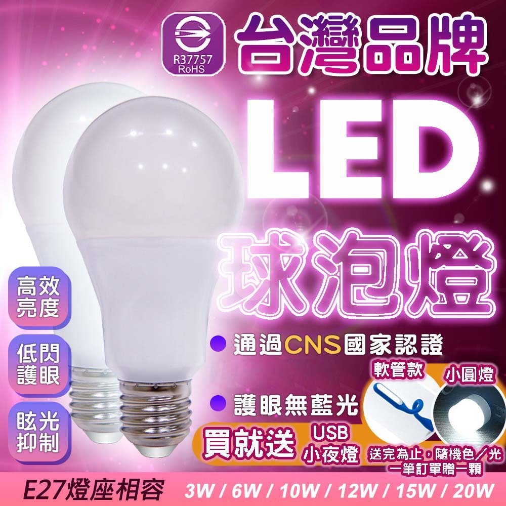 認證通過 LED燈泡 護眼無藍光危害  高效能 LED燈泡 E27燈座 燈泡 燈球 省電 節能 LED 【SU0001】