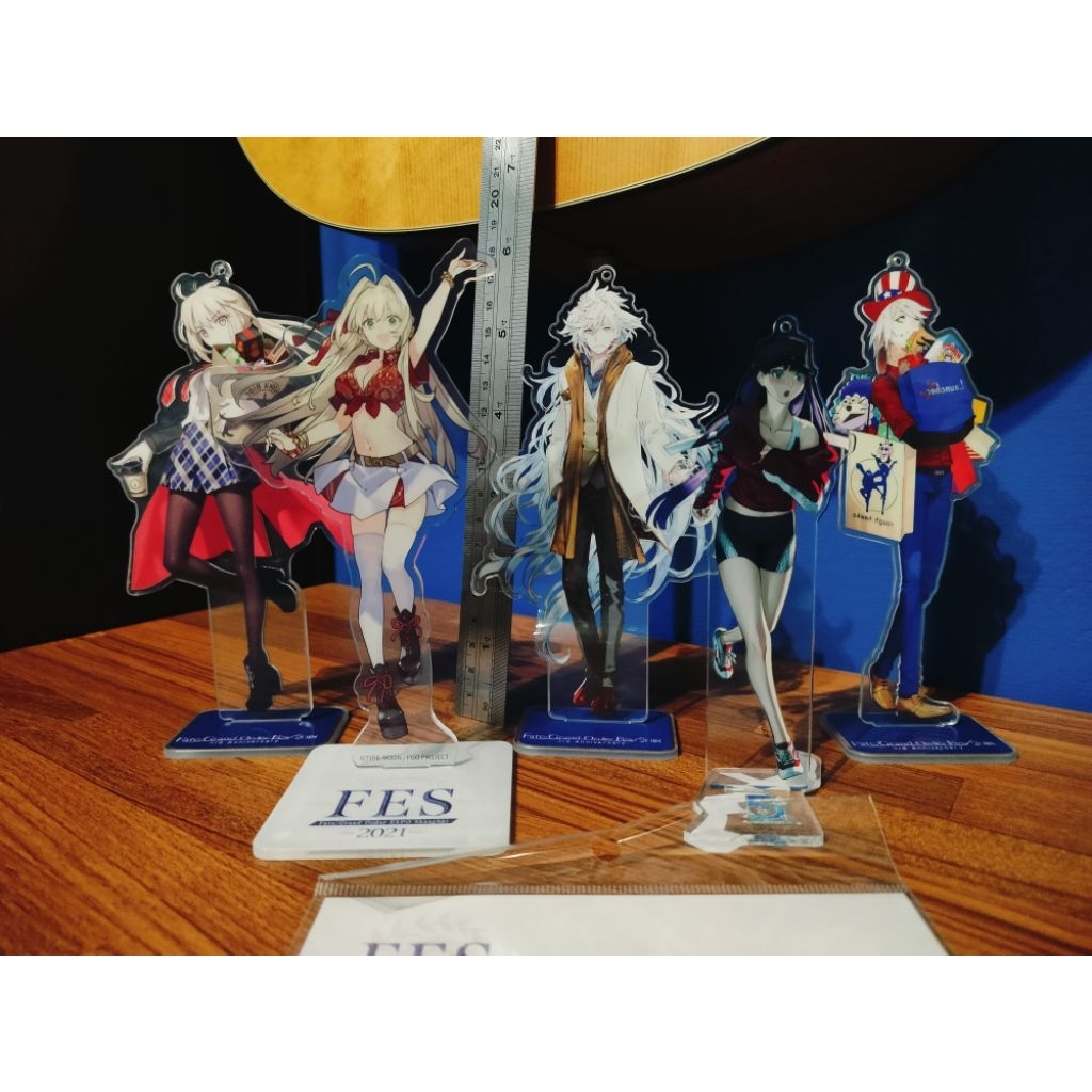 FGO 3周年 5周年 壓克力立牌 阿比蓋爾 迦爾納 斯卡薩哈 斯卡蒂 傻巴 saber 黑傻 瑪爾大 尼祿 巴御前