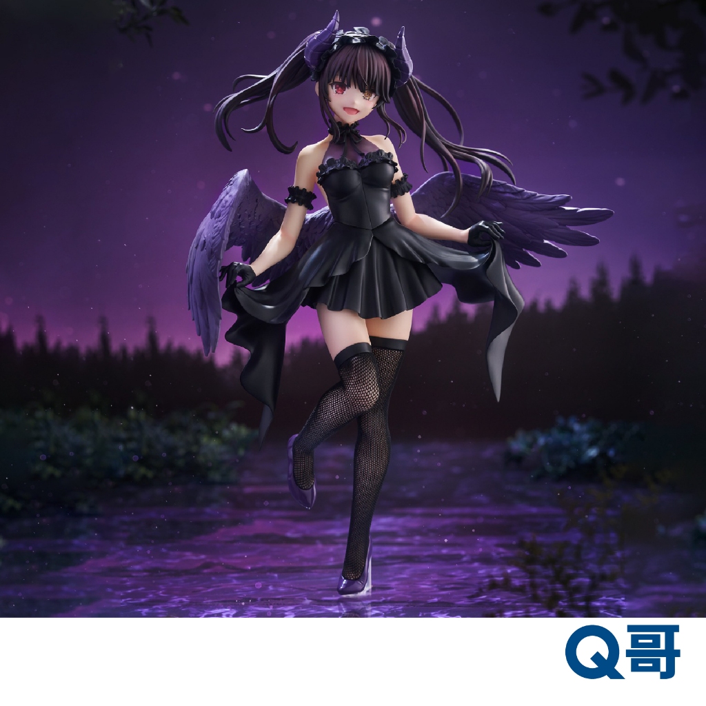 Furyu 代理版 約會大作戰Ⅴ BiCute Dark公仔 時崎狂三 景品 公仔 約會大作戰 模型 收藏 Q哥