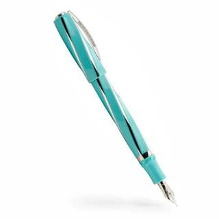 【古今鋼筆】Visconti Divina 黃金比例系列 925純銀 Elegance Wave 海浪 18K 鋼筆