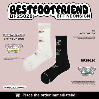 (Wings Select) BEST FOOT FRIEND BFF 霓虹燈牌 兩色 襪子 機能