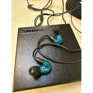 SHURE SE215 舒爾 入耳式 藍色 二手 耳機 有線耳機