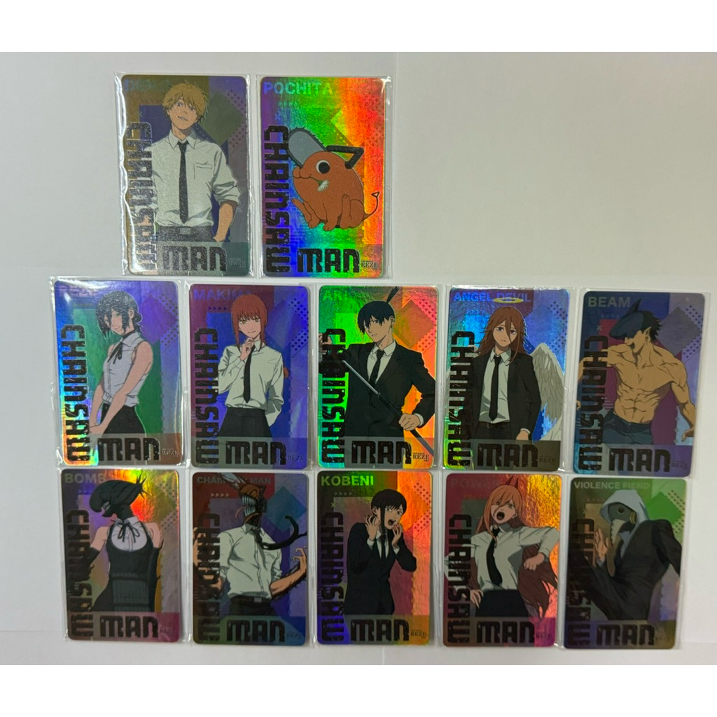 官方正版機台 劇場版 鏈鋸人 蕾潔篇 閃卡 小卡  抽卡機 蕾潔 淀治 波奇塔 真紀真 秋 帕瓦 天使