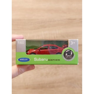 全新現貨 Welly Subaru 合金 汽車模型 1：60