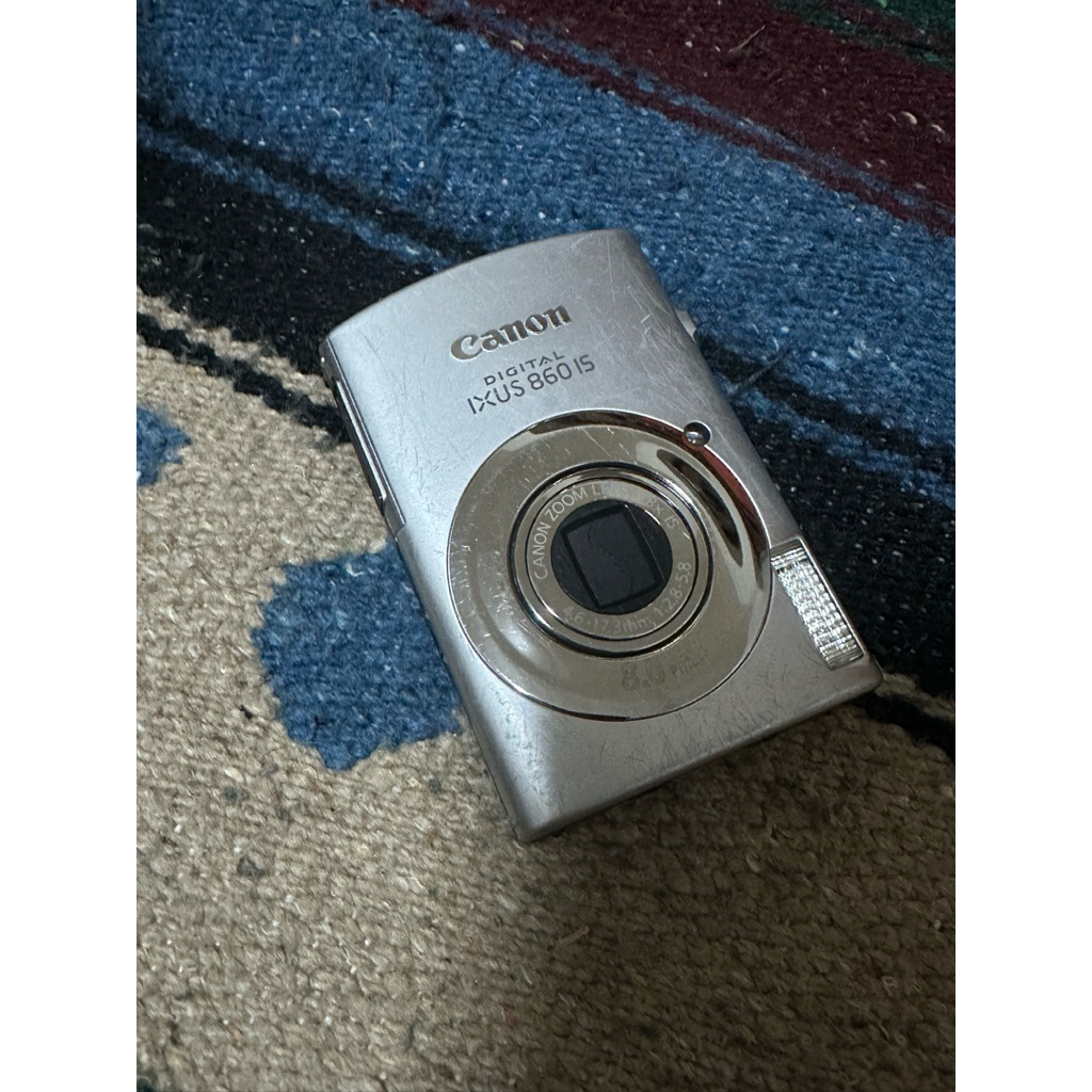 【直出經典】Canon IXUS 860IS｜CCD成像復古膠片感｜經典數位相機 收藏必備