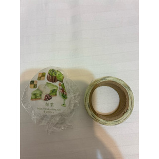 紙膠帶 抹茶 masking tape 日本製 手帳 二手