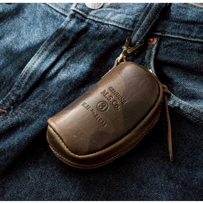 【METALIZE網路直營門市】全皮革立體鑰匙收納包 / 五色