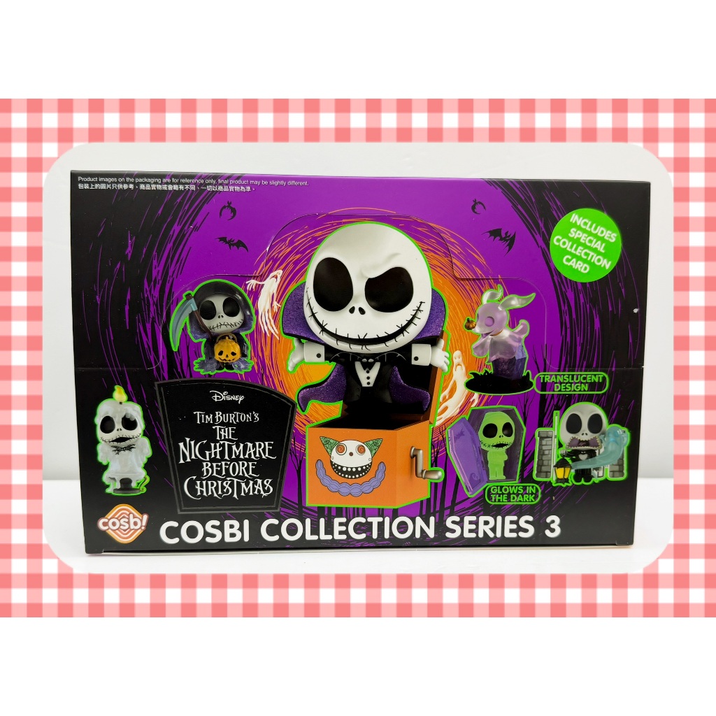 全新現貨 Hot Toys 盲盒 COSBI 聖誕夜驚魂 第三彈 棺材傑克 蠟燭傑克 幽靈傑克 驚喜盒子傑克 死神傑克