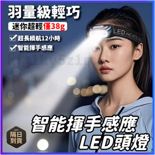 【🏆隔日到貨】輕便型頭燈 LED頭燈 工作頭燈 廣角 聚焦 露營燈 照明燈 登山 強光頭燈 1200mah 工作頭燈