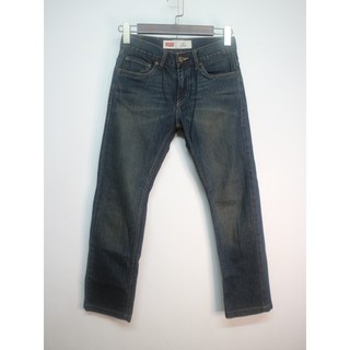 【G.Vintage】女生 Levi's/Levis 511 SKINNY深藍彈性貼身低腰直筒牛仔褲26腰