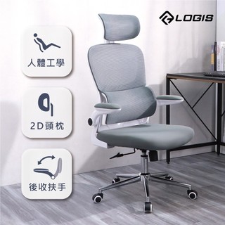 LOGIS 莫蘭迪人體工學電腦椅 辦公椅 網椅 書桌椅 電競椅 家用椅【R82J】
