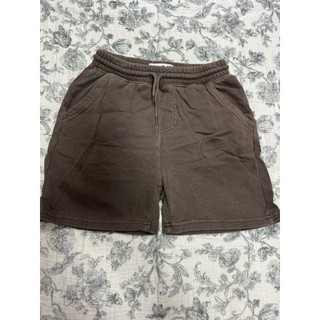 二手童裝 澳洲cotton on kids 咖啡色/淺薄荷綠棉質短褲 尺寸9-10 兩件ㄧ起賣