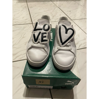 PUMA BASKET BADGE HNDWRTTN WN愛心扣飾休閒鞋
