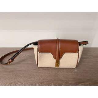 Celine mini soft 16 棉麻包