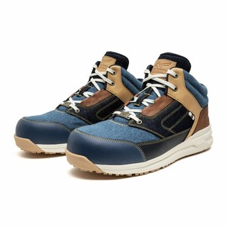 MIZUNO 美津濃 LSII 11L DENIM 日本岡山限定款 寬楦 塑鋼 工作鞋 防護鞋 F1GA257491