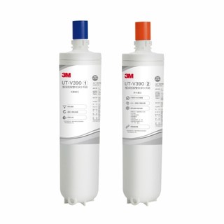 【3M】UT-V390 極淨倍智雙效淨水系統-替換濾芯組【UT-V390-C2｜UT-V390-C1｜3M授權經銷】