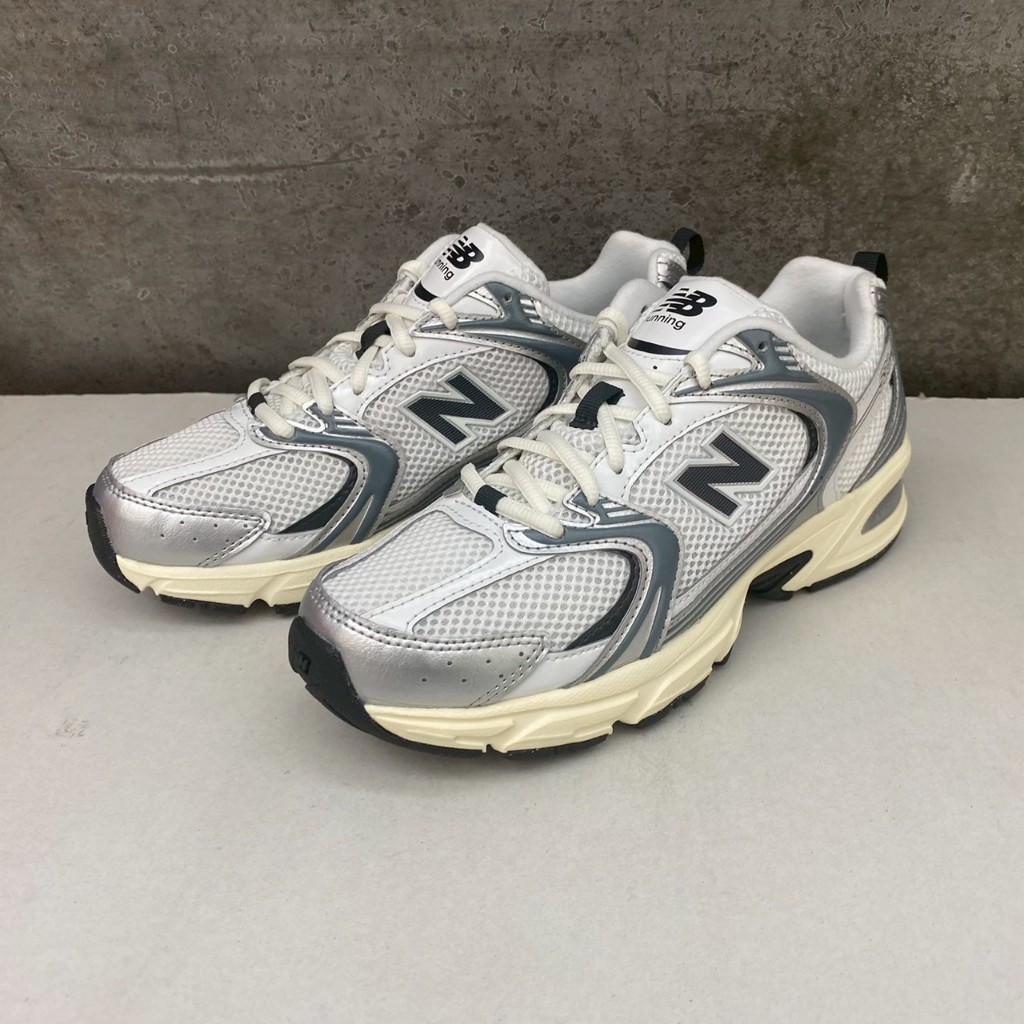 『 SLW 』U530ESA 男女 NEW BALANCE 530系列 網布 休閒鞋 銀深藍色 510