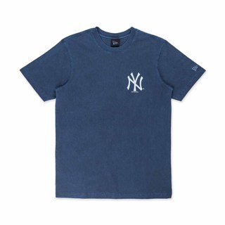 NEW ERA 短袖上衣 LEAGUE WASHED COTTON 洋基 海邊藍 尺寸表於商品描述 NE14500136