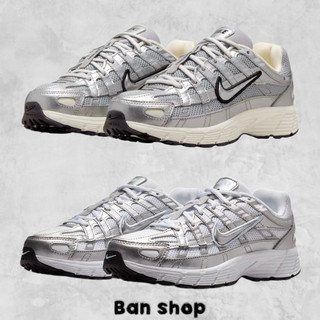 【Ban shop】Nike P-6000 GS 女生復古休閒鞋 大童鞋 銀灰 淺銀 HV5064-006-101