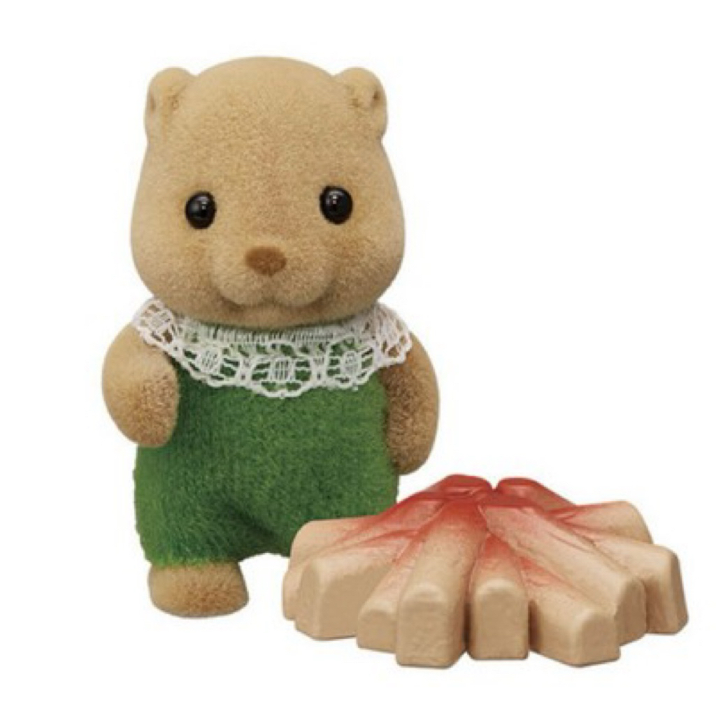 森林家族露營盲袋盲袋確認款海狸寶寶露營柴火海狸