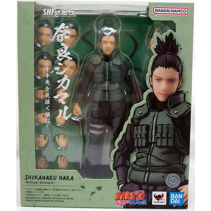 星矢TOY 板橋實體店面 Bandai S.H.Figuarts 魂商店 可動模型 - 奈良鹿丸《火影忍者 疾風傳》