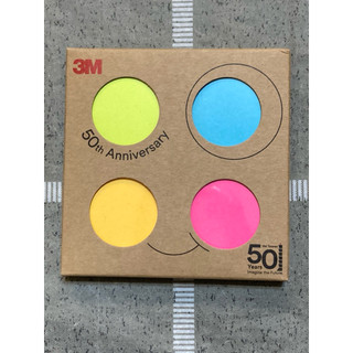 好用 3M Post-it 利貼 狠黏 便條紙 2”x2”(混色）