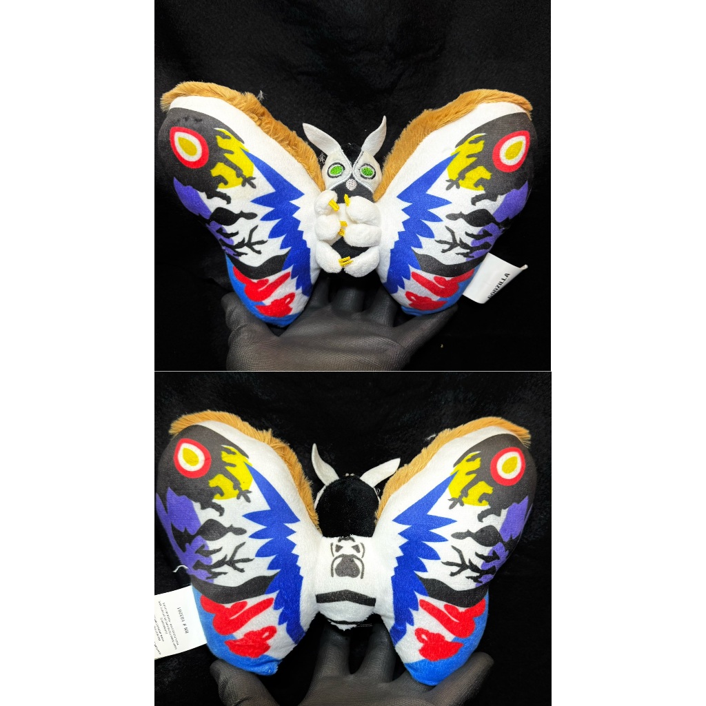 一吳爾羅柑仔店一 全新 2024年 彩虹 摩斯拉 1998 絨毛 玩偶 娃娃 布偶 翼展28 莫斯拉 魔斯拉