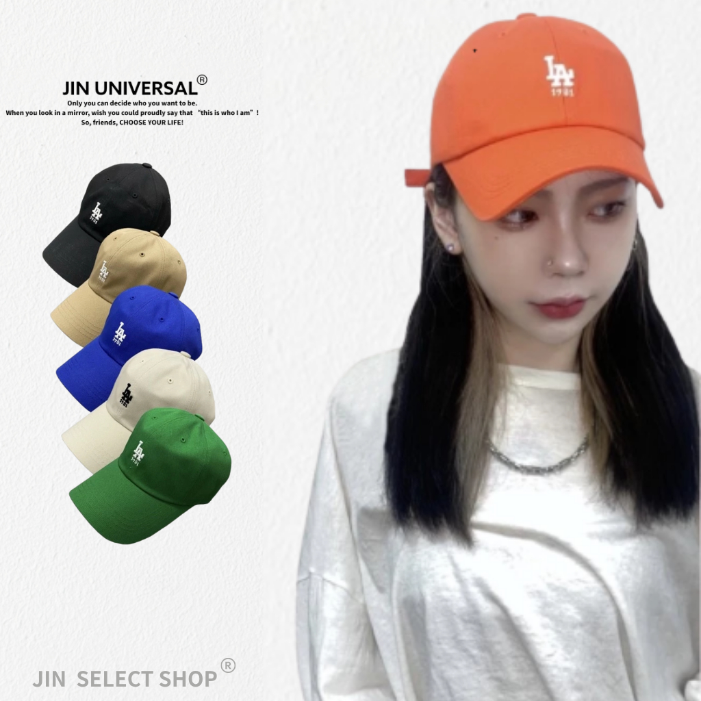【JIN】 現貨！🇰🇷韓國 JIN UNIVERSAL LA刺繡老帽 LA1781 多色老帽 帽子 刺繡 棒球帽