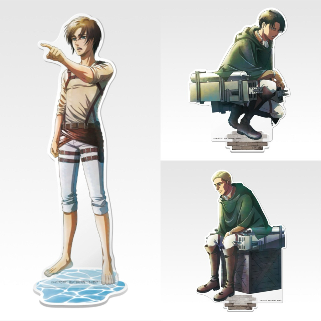 《日版全新現貨》🔥進擊的巨人🔥 野獸巨人我來解決一番賞 艾連里維艾爾文大立牌