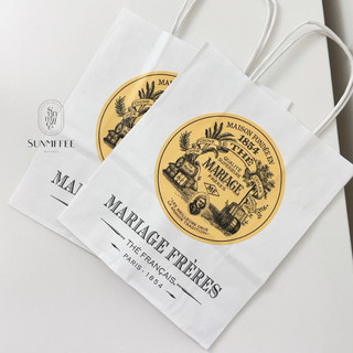 現貨🤍法國🇫🇷MARIAGE FRERES 瑪黑兄弟 紙袋 送禮 購物袋 手提袋 禮品袋