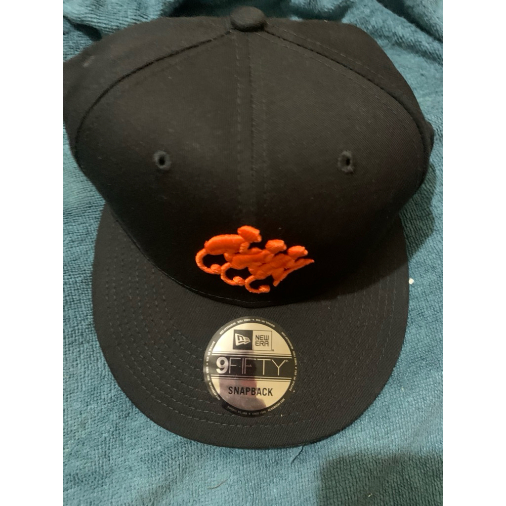 二手 古著 New Era x 三隻 猴子  猴 老帽 棒球帽 cap 帽 帽子