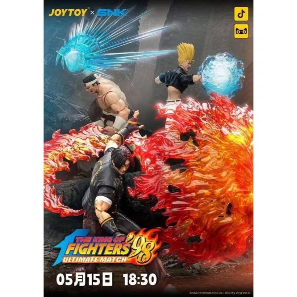 現貨 暗源 格鬥天王 KOF98 1/18 草薙京 紅丸 大門 三人