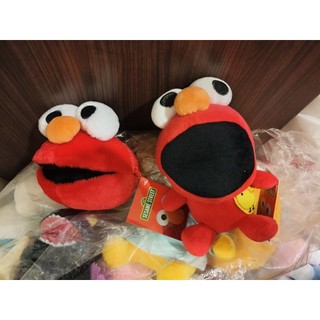 芝麻街 Elmo 6吋娃娃 頭型吊飾零錢包
