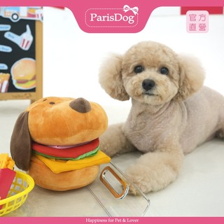 【PEANUTS】史努比漢堡小狗藏食發聲玩具 寵物玩具