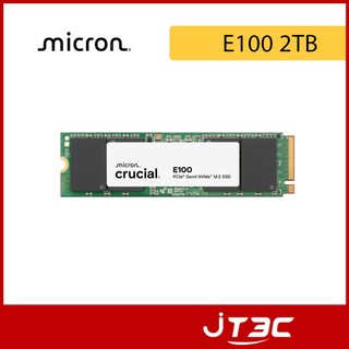 Micron 美光 Crucial E100 2TB PCIE GEN4 2280 NVMe M.2 SSD