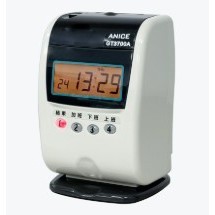ANICE GT3700A 四欄位打卡鐘（單色）適用 優美卡片 ANICE GT-3700A 另有卡片 色帶