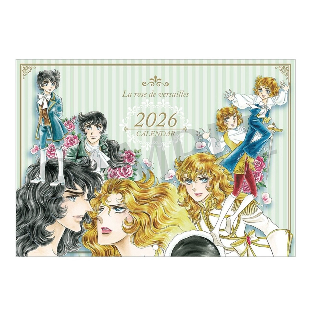 日版 凡爾賽玫瑰 2026年 掛曆 月曆