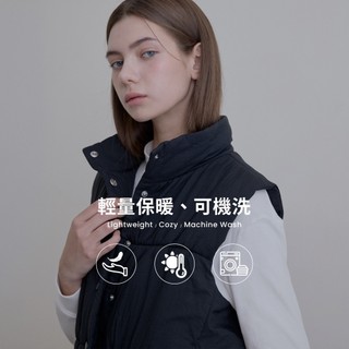 GIORDANO 女裝舖棉立領背心 E-care輕暖系列【多色任選】13375641