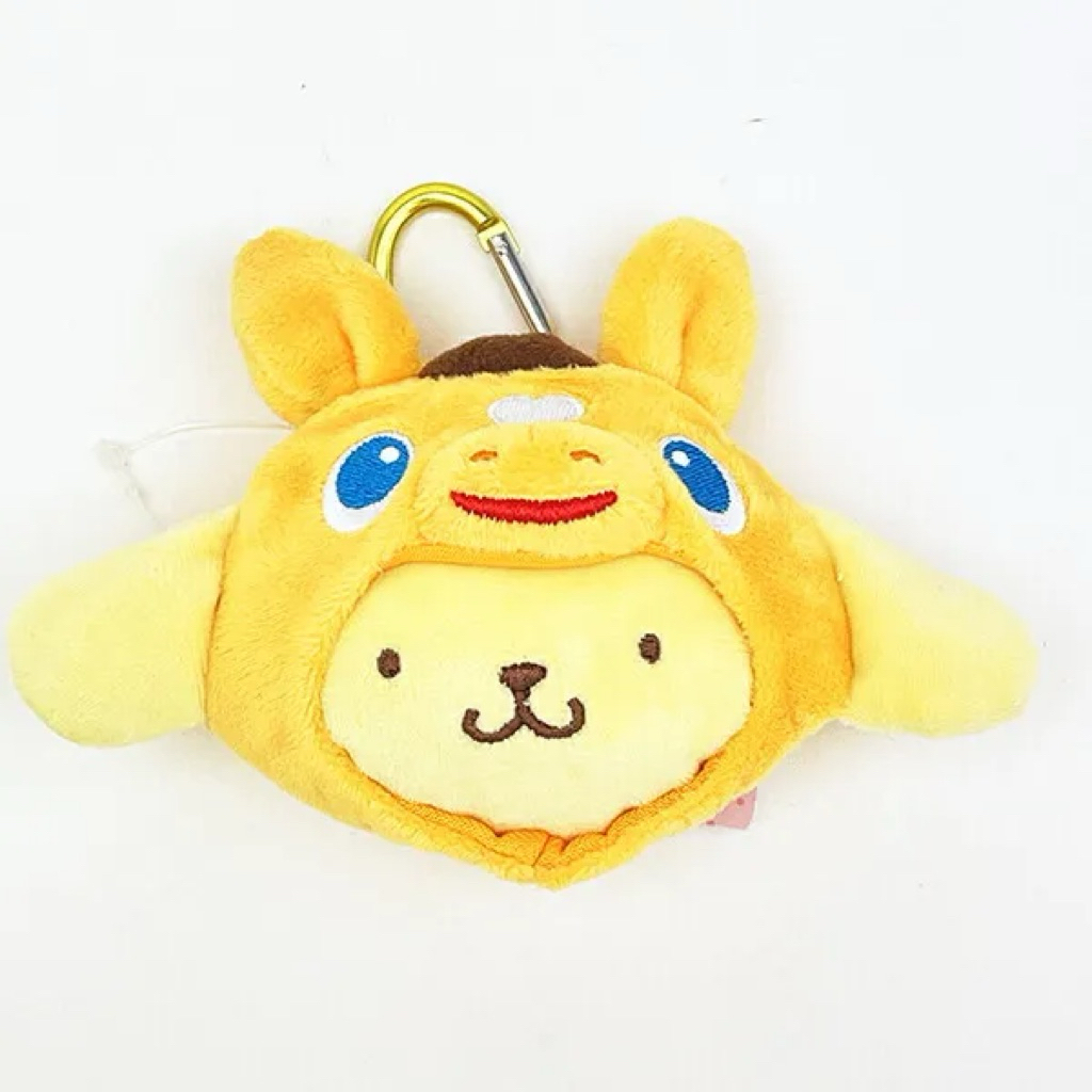 💕💕💕日本🇯🇵三麗鷗新品系列～布丁狗跳跳馬造型 小物包 耳機包 變裝布丁狗