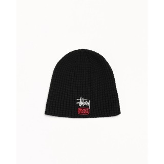 AirRoom 正品 2025AW STUSSY WAFFLE SKULLCAP 刺繡 字型 LOGO 帽子 毛帽 現貨